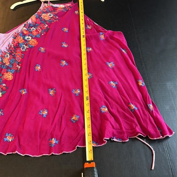 FREE PEOPLE. INTIMATELY. Light weight swing dress with tie back. Size S - Picture 6 of 7